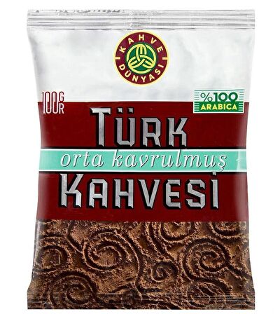 Kahve Dünyası Orta Kavrulmuş 100 gr Türk Kahvesi