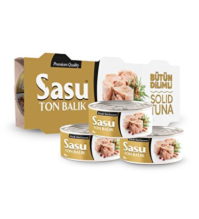 Sasu Klasik Ton Balığı 3x80G Bütün Dilim