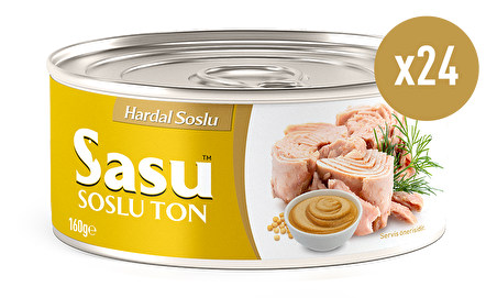 Sasu Hardal Soslu Ton Balığı 24x160G Bütün Dilim