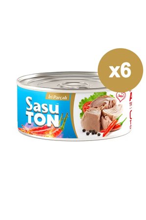 Blue Acılı Ton Balığı 6x160G İri Parçalı