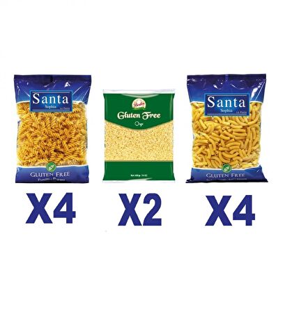 Santa Sophia Glutensiz Makarna Paketi 400 gr 10 Adet