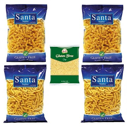 Santa Sophia Glutensiz Makarna Paketi 400 gr 5 Adet