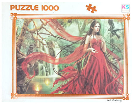 Scarlett & Ravens 1000 Parça Puzzle Tablo Pazıl