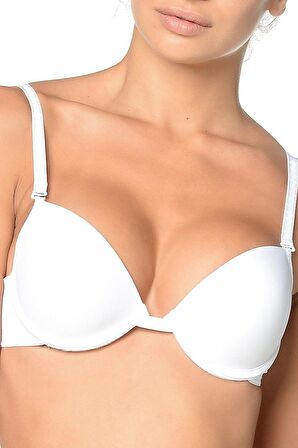 Kadın Beyaz Dolgulu Cup Basic Sütyen 2350