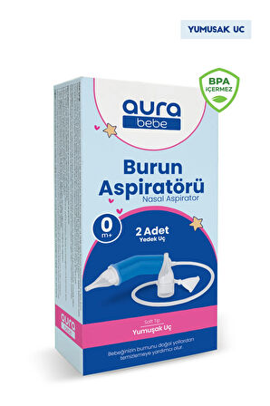 Bebek Burun Aspiratörü Ve 2 Adet Yedek Uç