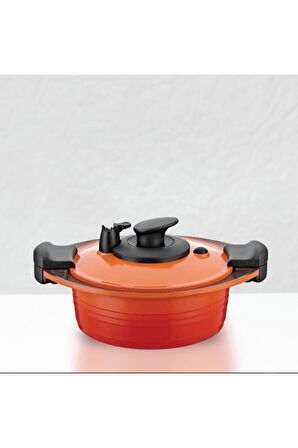 Gülsan Fucci Vakumlu Buharlı Basık Tencere 24 CM