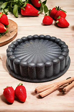 Kapris Granit Döküm Tart Turta Kalıbı 26Cm