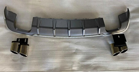 AUTOGP  Audi S3 arka tampon difüzörü model sedan 2016+ 8v egzozlu