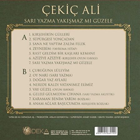 Çekiç Ali - Sarı Yazma Yakışmaz mı Güzele  (Plak)  