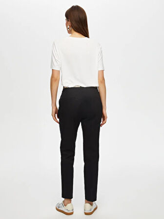 Bel İçi Lastikli Slım Fıt Pamuklu Pantolon 034