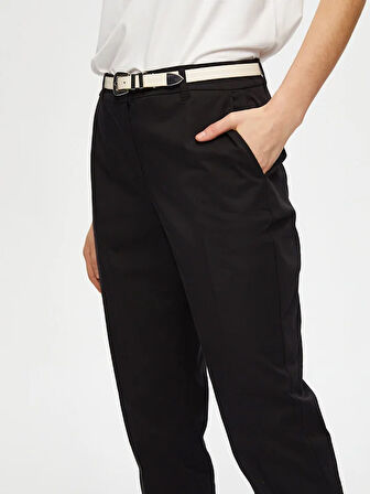 Bel İçi Lastikli Slım Fıt Pamuklu Pantolon 034