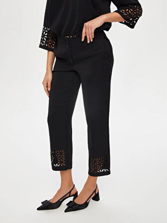 Paçası Delik İşli Slim Fit Pantolon S25PNT035