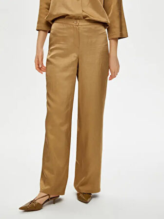 Straight Fit Viskon Pamuk Pantolon S25PNT017