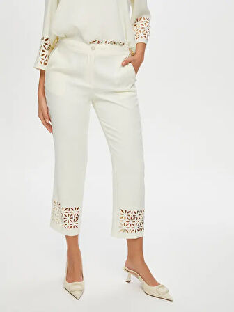Paçası Delik İşli Slim Fit Pantolon S25PNT035