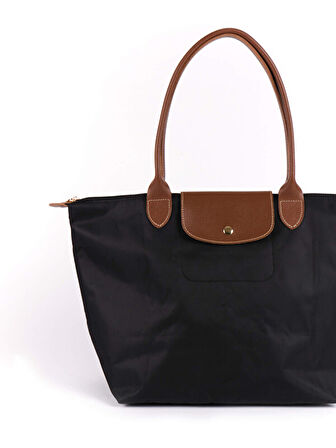 Suni Deri Kapaklı Tote Bag Çanta Büyük Boy S25CNT006