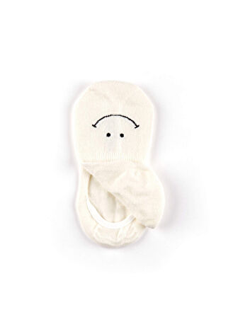 Gülen Yüz Emojili Babet Çorap S25CRP015