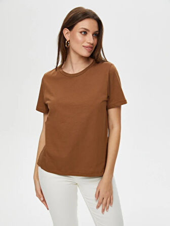 %100 Pamuk Yuvarlak Yaka T-Shirt S25TSH008