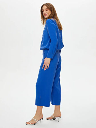 Yanları Yırtmaçlı Modallı Comfort Fit Caprı S25CPR002