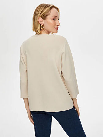 Gold Düğme Detaylı Triko Ceket Hırka S25TRH009