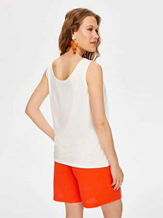 Resort V Yaka Örme Atlet S25ATL031