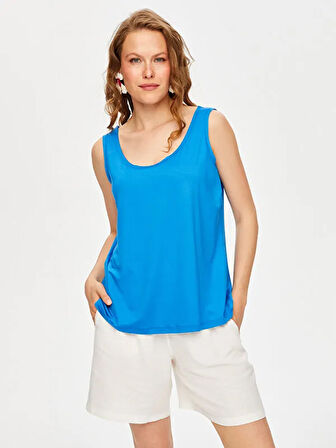 Resort V Yaka Örme Atlet S25ATL031