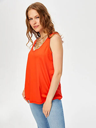 Resort V Yaka Örme Atlet S25ATL031