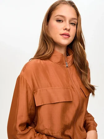 İnce Liyoselli Bomber Ceket S26BMB006