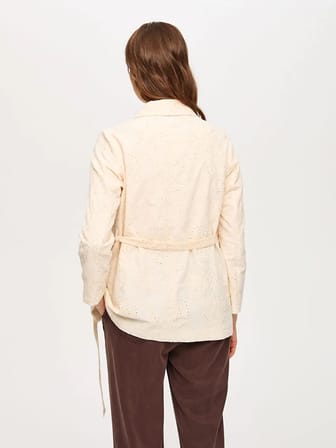 Delik İşi Payetli Brodeli Blazer Ceket S26CKT016