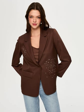 Taş Süslemeli Blazer Ceket S26CKT028
