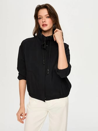 İnci Bağcık Detaylı Modallı Ceket S26CKT036