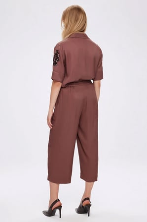 Kemeri Lastikli Cep Detaylı Rayon Viskon Capri S26CPR008