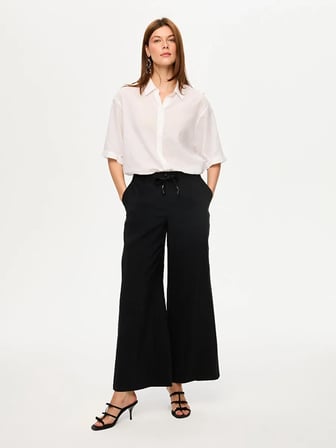 Wide Leg Fit Modallı Beli Lastikli Pantolon S26PNT029