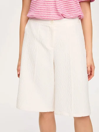 Kendinden Dokulu Şort Pantolon S26SRT003