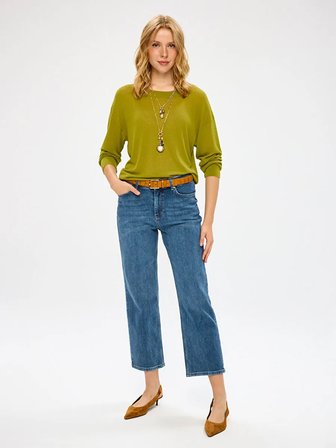 Mom Fit Beş Cep Elastanlı Jean Pantolon W27JPN009