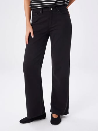 Wide Leg Fit Likralı Jean Pantolon W27JPN011