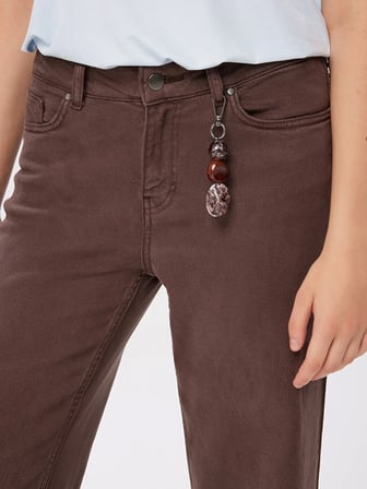 Wıdeleg Fit Gold Aksesuar Detaylı Elastanlı Jean Pantolon W27JPN001