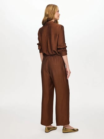 Arka Beli Lastikli Kendinden Dokulu Wıdeleg Fit Pantolon W27PNT003