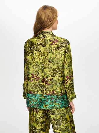 Eteği Sulu Jungle Desen Tunik W27TNK002