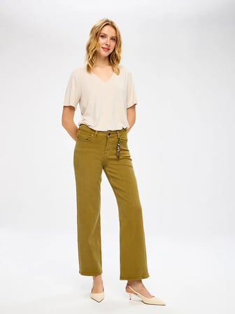 Wıdeleg Fit Gold Aksesuar Detaylı Elastanlı Jean Pantolon W27JPN001