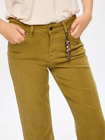 Wıdeleg Fit Gold Aksesuar Detaylı Elastanlı Jean Pantolon W27JPN001
