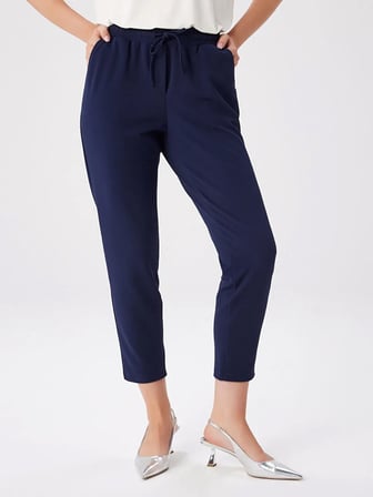 Comfort Fit Krep Örme Pantolon W27PNT002