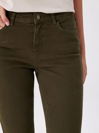 Slim Fit Coton Parça Boya Pantolon W27PNT004