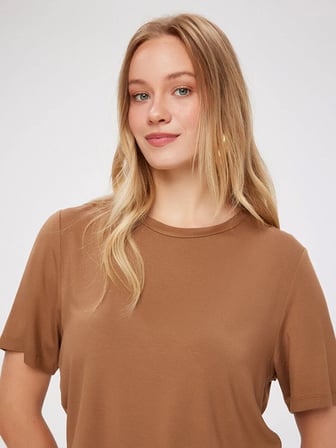 Yuvarlak Yaka Kısa Kol T-Shirt W27TSH002