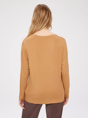 V Yaka Uzun Kol T-Shirt W27TSH006