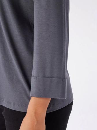 V Yaka Truvakar Kol T-Shirt W27TSH007