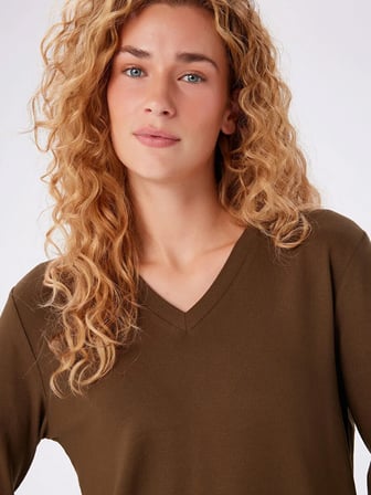 V Yaka Truvakar Kol T-Shirt W27TSH010