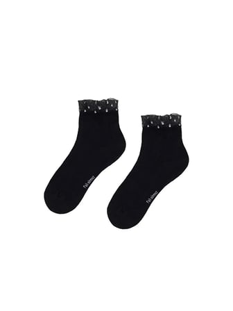 Puantiye Garnili Soket Çorap W27CRP015