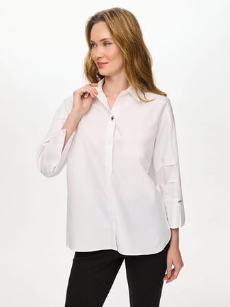 Kolları Büzgü Detaylı Poplin Gömlek S26GML062