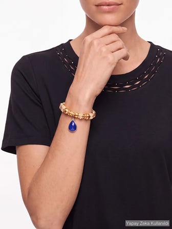 Taşlı Gold Bileklik W27BLK001