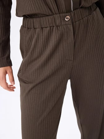 Wıde Leg Fıt Kaşkorse Örme Pantolon W27PNT019
